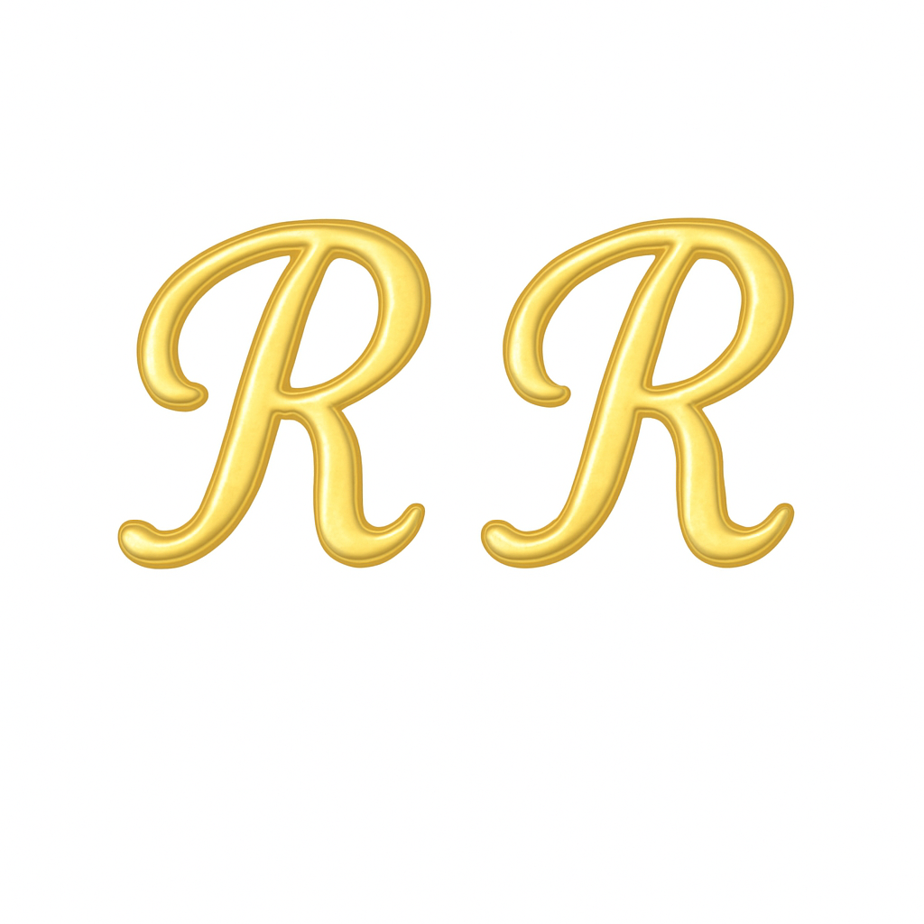 9K FANCY MINI INITIAL STUD E/R